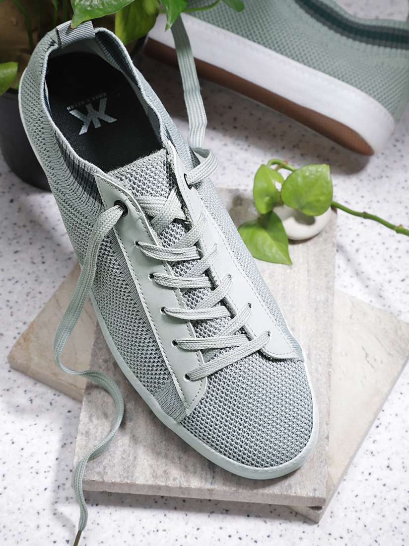 Buy Kook N Keech Men Grey Sneakers Casual Shoes for Men 2154179 Myntra