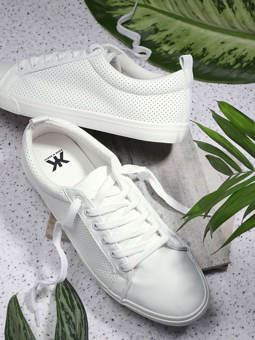 Buy Kook N Keech Men White Sneakers Casual Shoes for Men 2154180 Myntra