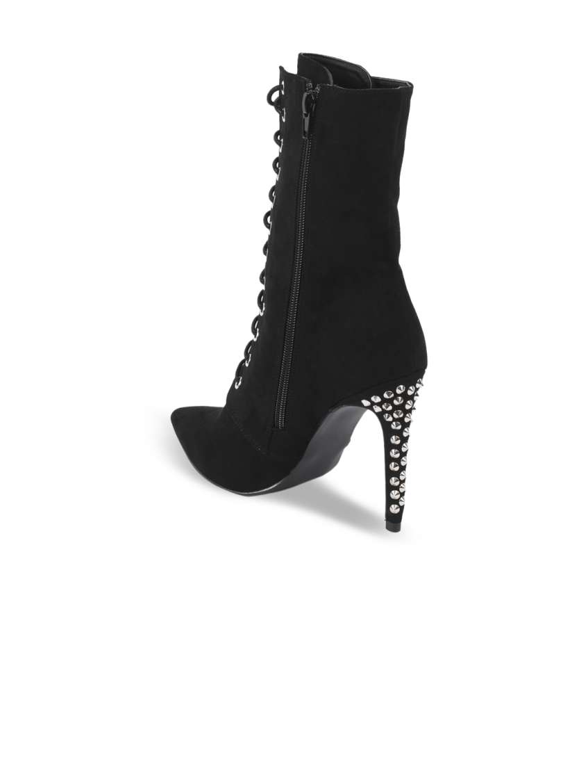 Truffle collection pointed heeled boots online