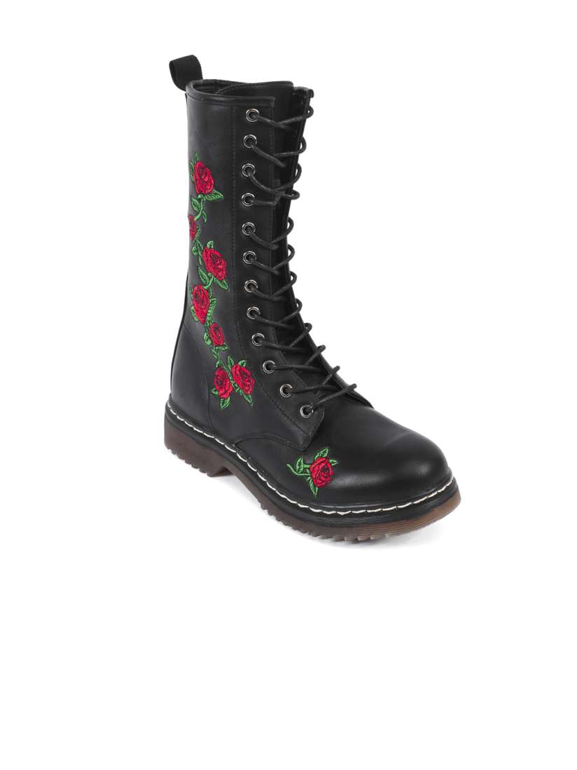 Myntra women boots best sale
