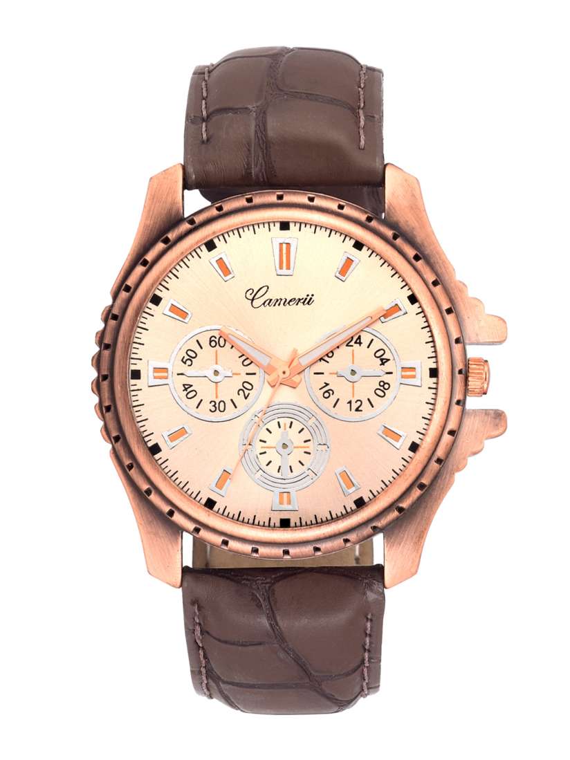 Buy Camerii Men Peach Coloured Analogue Watch WM226 Watches for Men 2155067 Myntra