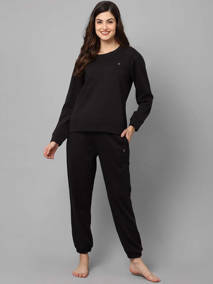 Fleece night suits for womens best sale