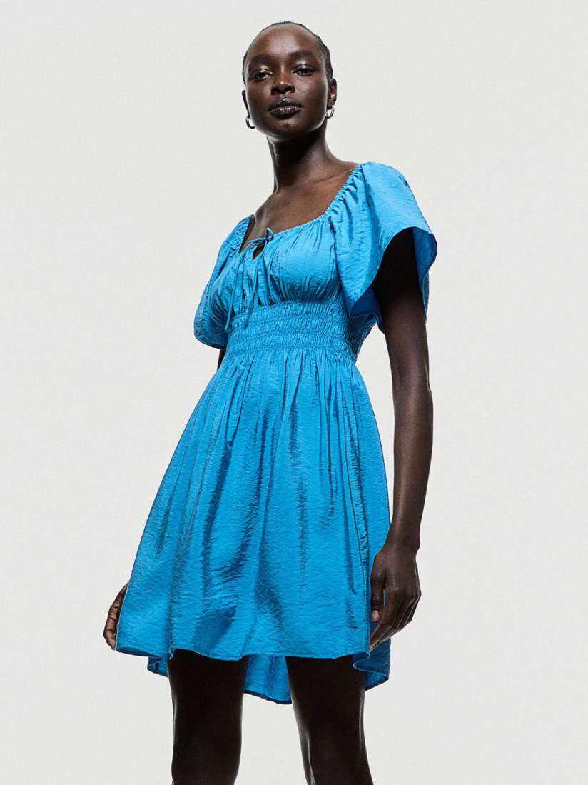 Women's smocked waist dress on sale