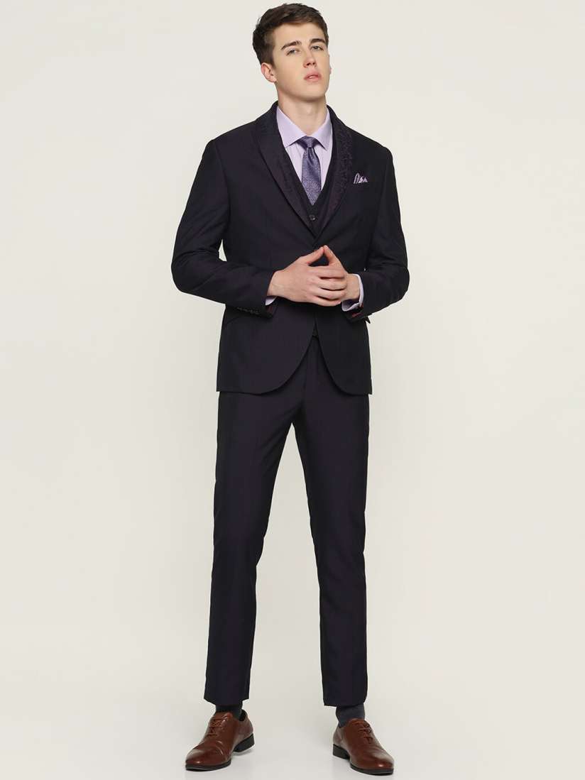 Buy Blackberrys Men Slim Fit Tuxedo 3 Piece Suit Suits for Men 21561044 Myntra