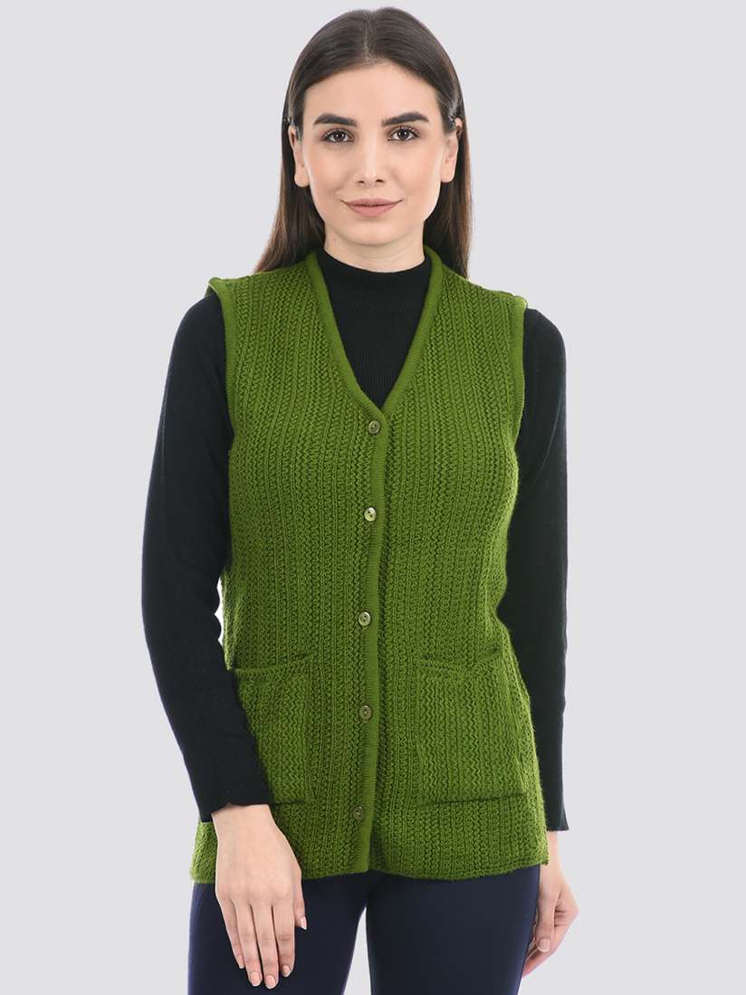 Buy American Eye Women Ribbed Acrylic Cardigan Sweater Sweaters for Women 21564172 Myntra