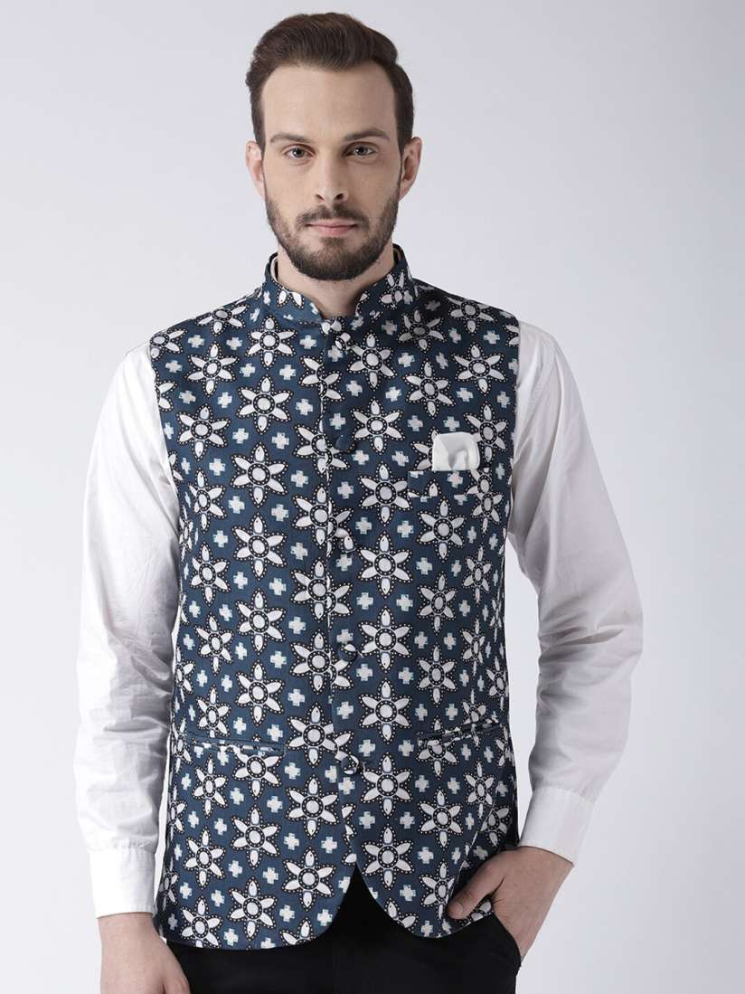 Buy Hangup Men Printed Woven Nehru Jacket Nehru Jackets for Men 21564550 Myntra