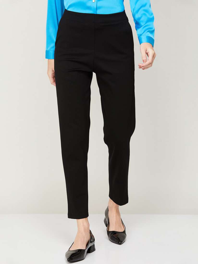 Myntra women's formal pants clearance