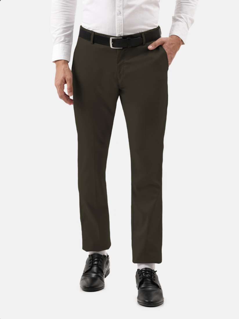 Buy IVOC Men Slim Fit Formal Trousers Trousers for Men 21567238 Myntra