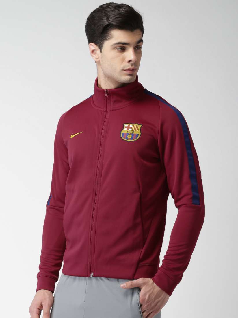 Maroon nike jacket mens discount