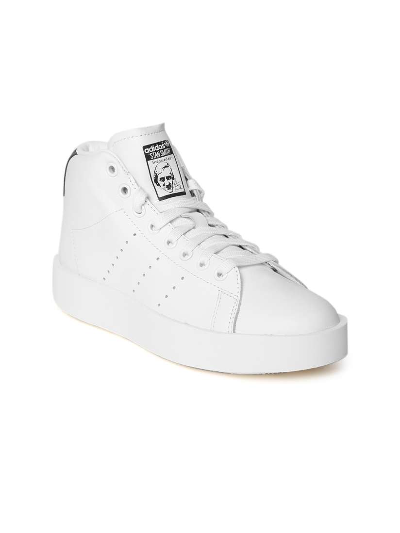 Buy ADIDAS Originals Women White Stan Smith Bold Mid Sneakers Casual Shoes for Women 2157407 Myntra