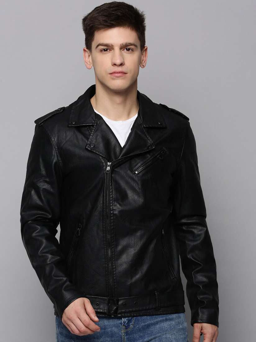 Lapel collar leather jackets 2025