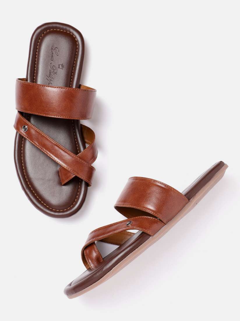 Buy Louis Philippe Men Leather Comfort Sandals Sandals for Men 21580726 Myntra