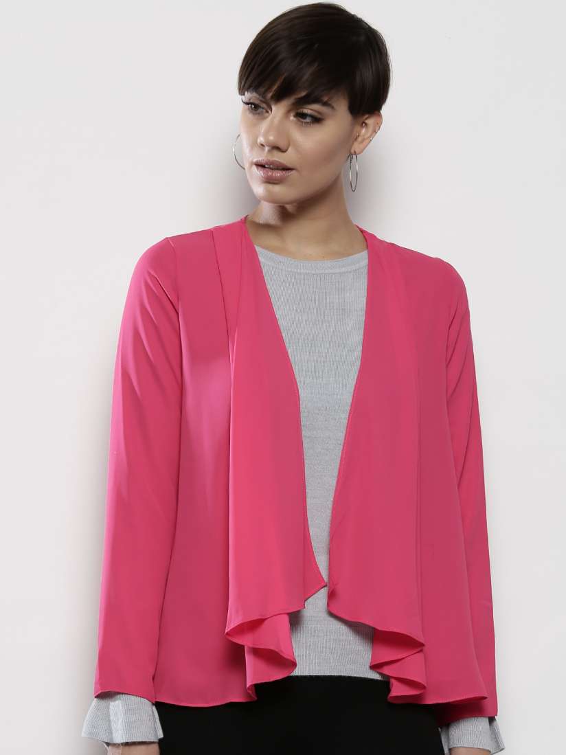 Buy DOROTHY PERKINS Pink Shrug Shrug for Women 2158890 Myntra