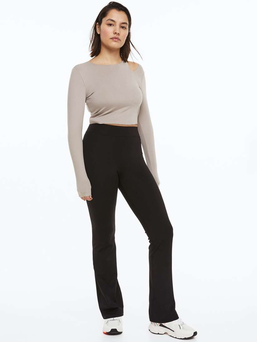 flared sports trousers
