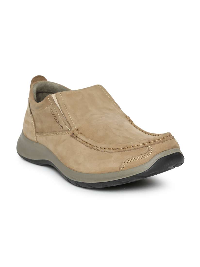 Buy Woodland Men Khaki Slip On Sneakers Casual Shoes for Men 2159175 Myntra
