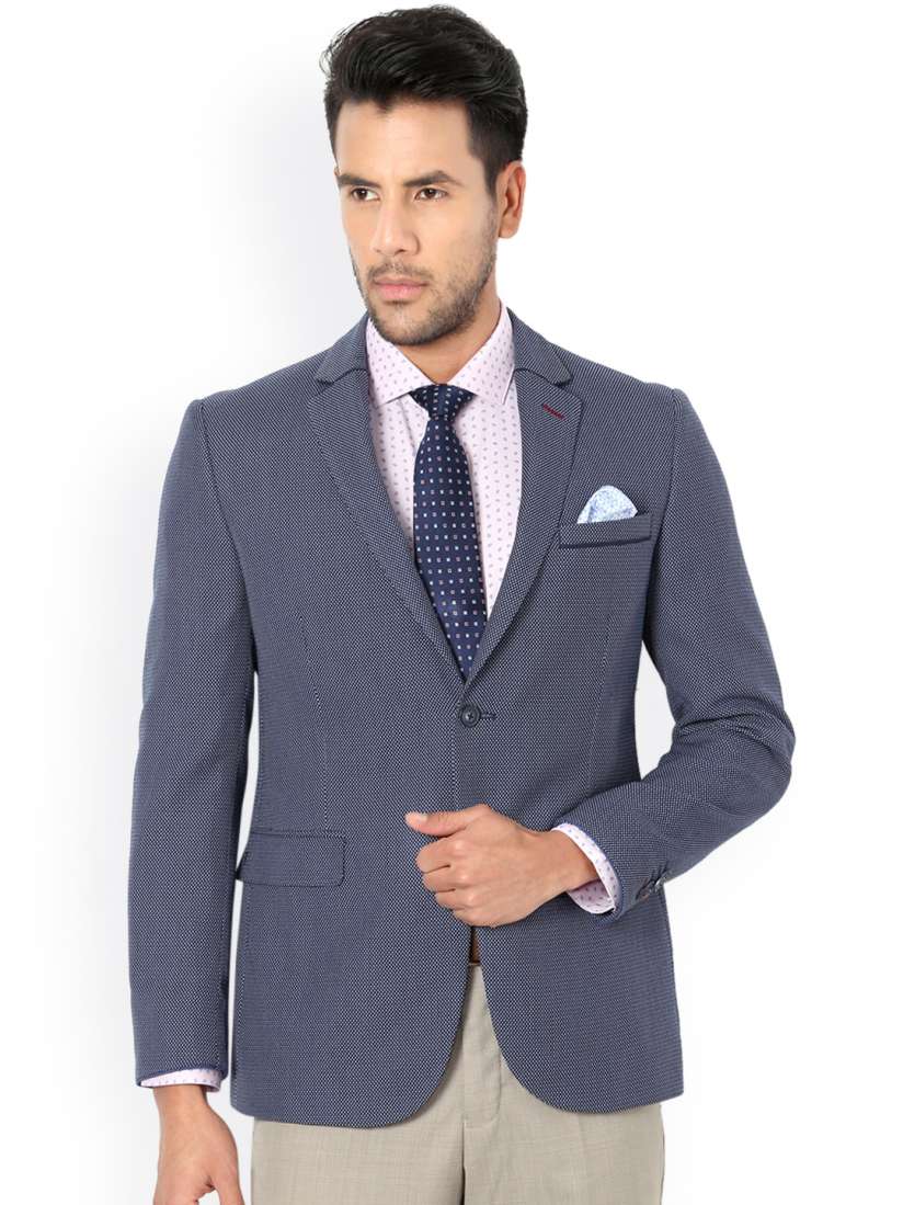 Van heusen blazers myntra best sale