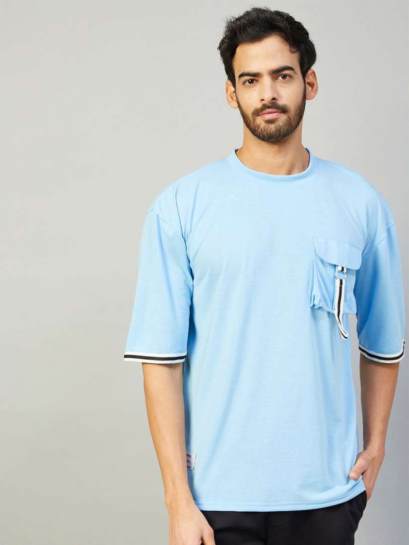 Buy GRITSTONES Men Henley Neck Oversize Cotton T shirt Tshirts for Men 21600570 Myntra