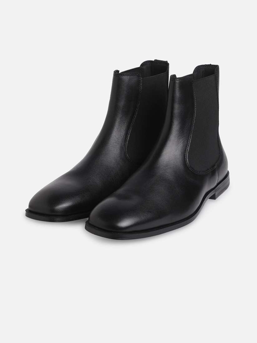 Buy ALDO Men Mid Top Leather Chelsea Boots Boots for Men 21607726 Myntra