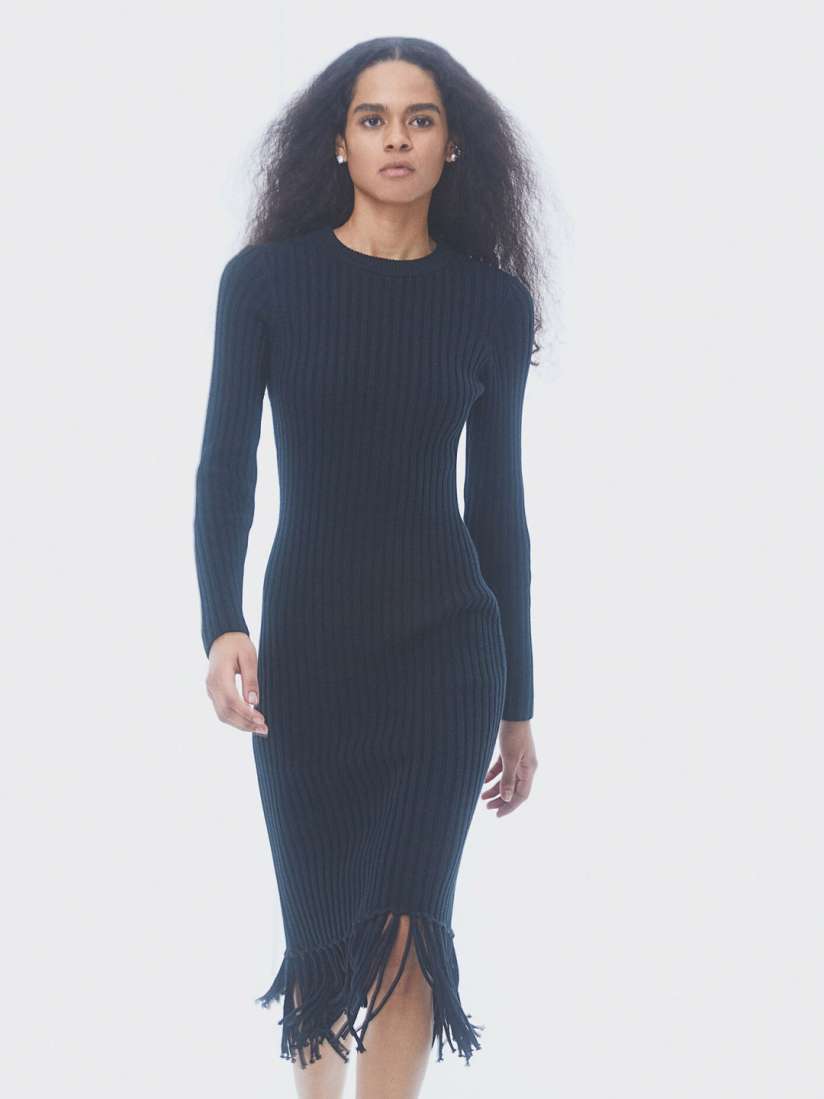 Buy H M Fringe Trimmed Dress Dresses for Women 21609226 Myntra