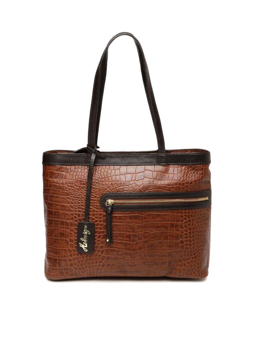 Buy Hidesign Tan Brown Textured Shoulder Bag Handbags for Women 2161396 Myntra