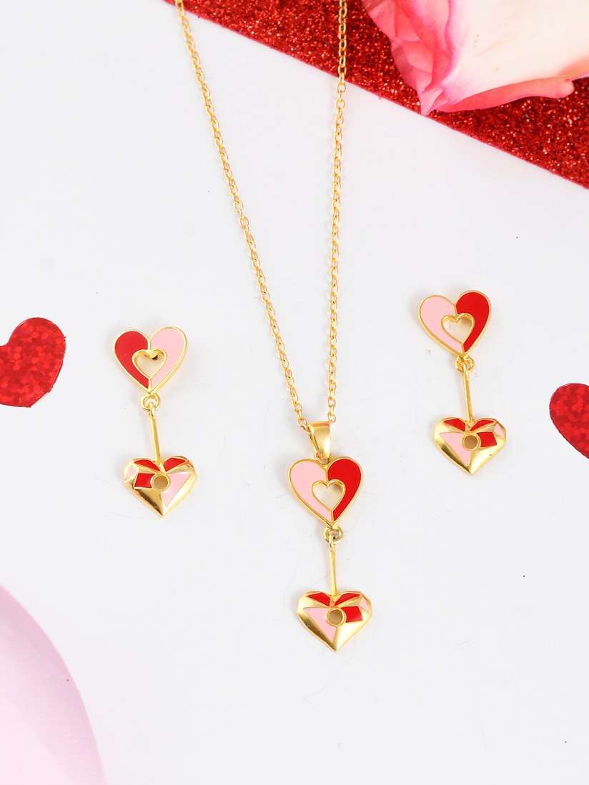 Voylla pendant set on sale