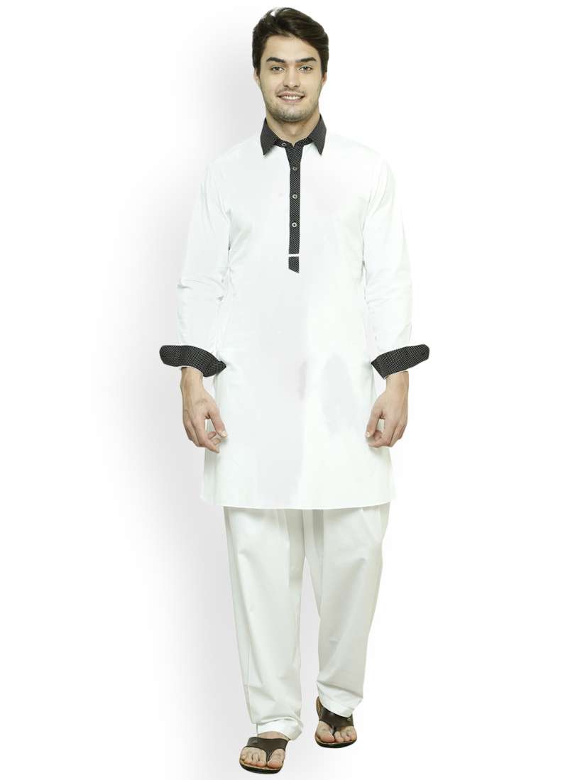 Buy See Designs Men White Solid Straight Kurta Kurtas for Men 2163046 Myntra