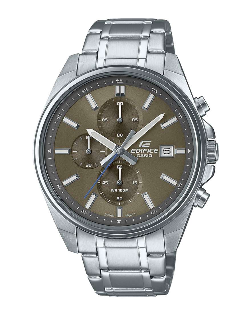 Casio edifice men's stainless steel bracelet watch deals