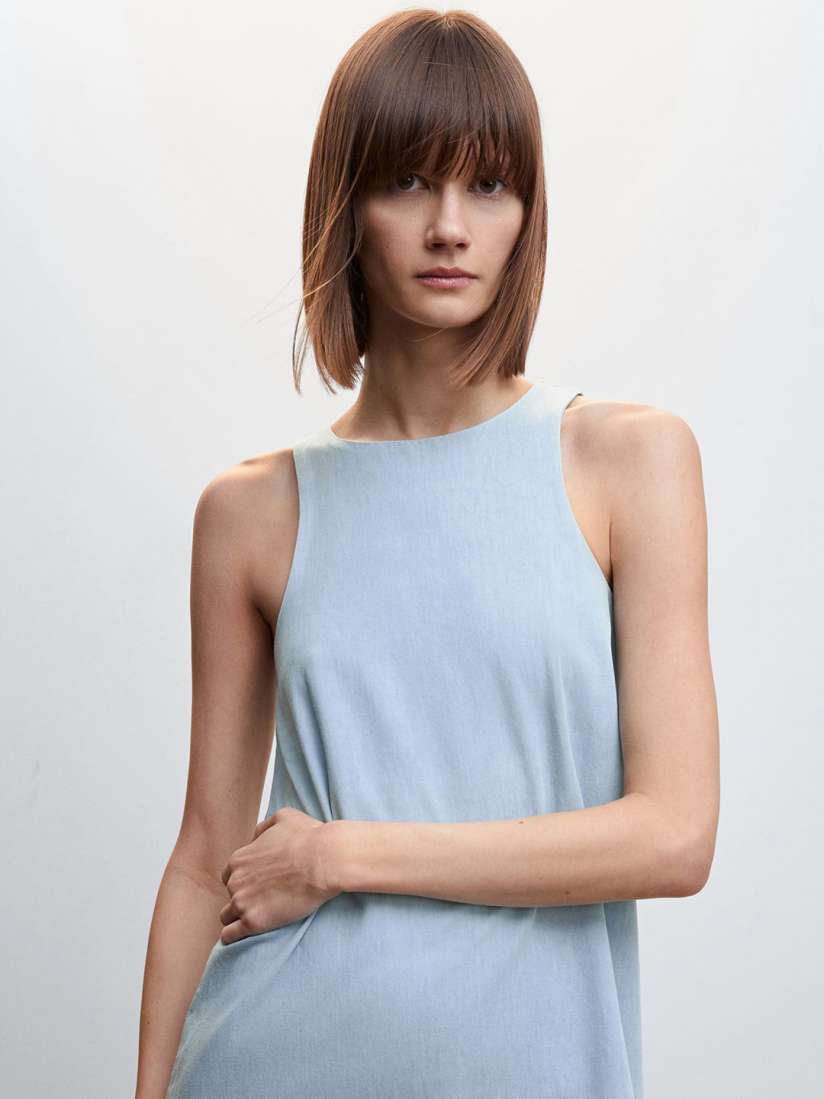 Buy MANGO Cotton A Line Dress Dresses for Women 21639396 Myntra