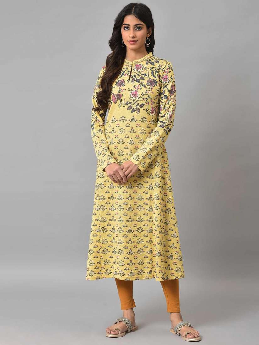 Buy W Women Floral Woven Design Acrylic Kurta Kurtas for Women 21646364 Myntra
