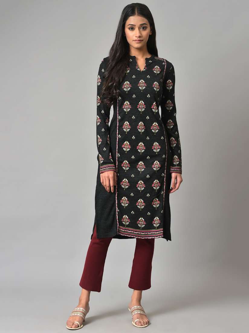 W acrylic kurta hot sale