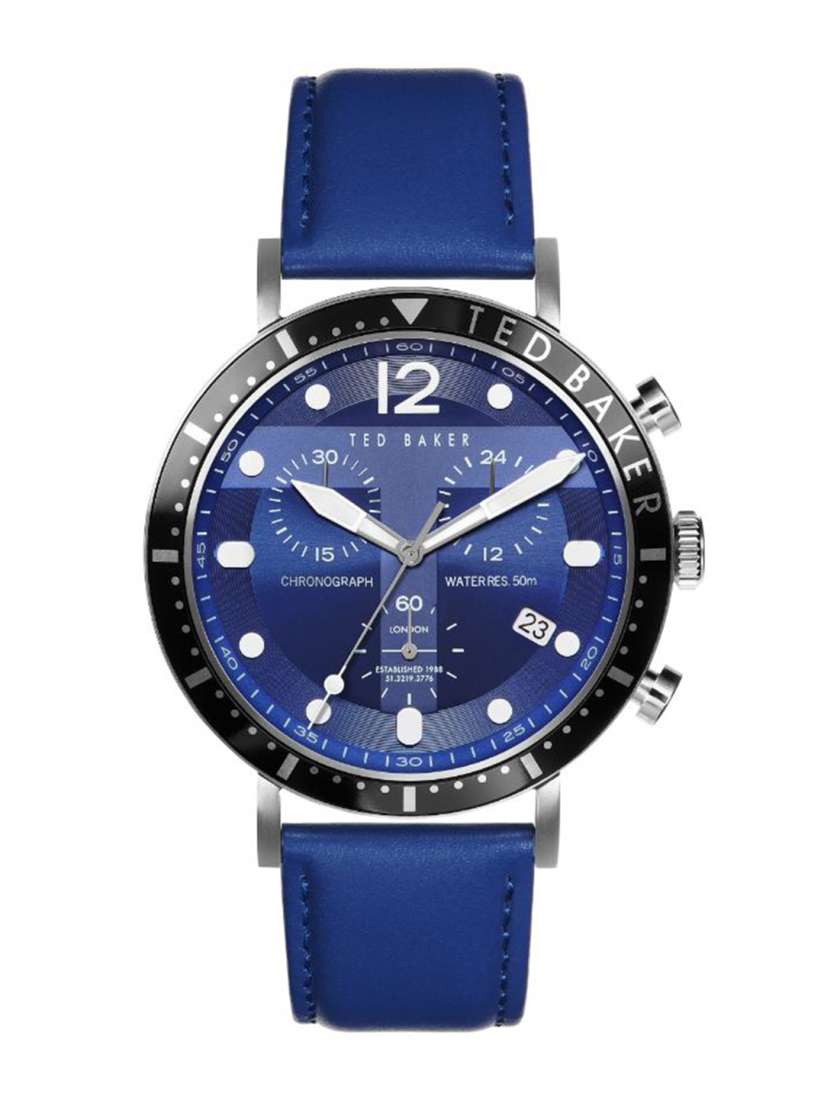 Buy Ted Baker Men Patterned Dial Leather Straps Analogue Watch Watches for Men 21650052 Myntra