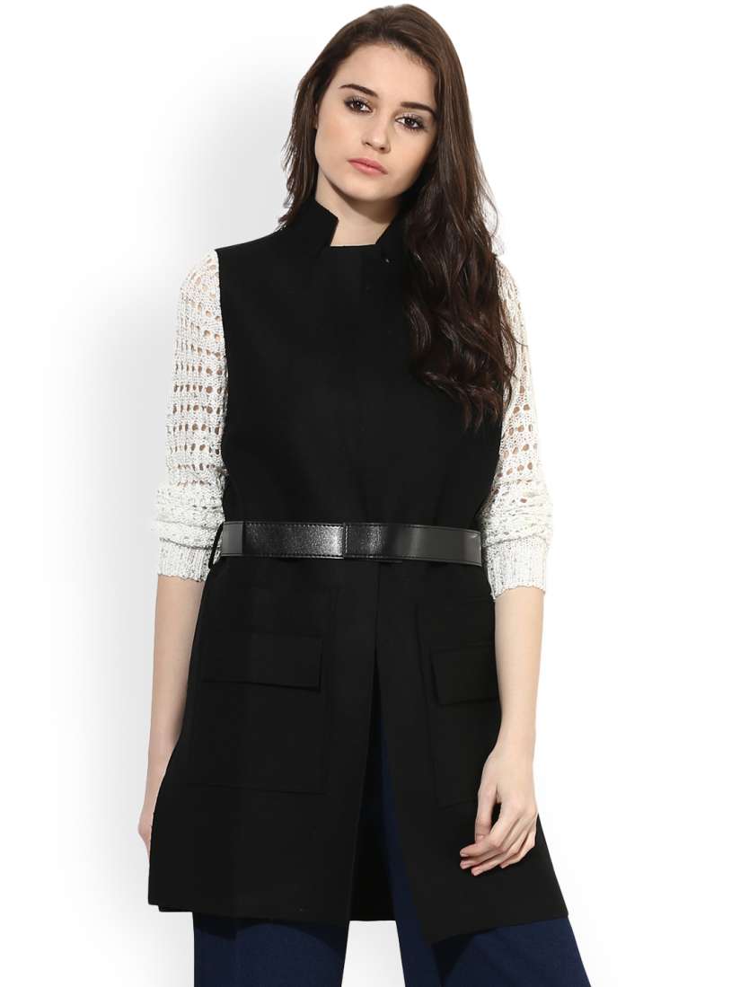 Buy Kazo Women Black Solid Tailored Jacket Jackets for Women 2165225 Myntra
