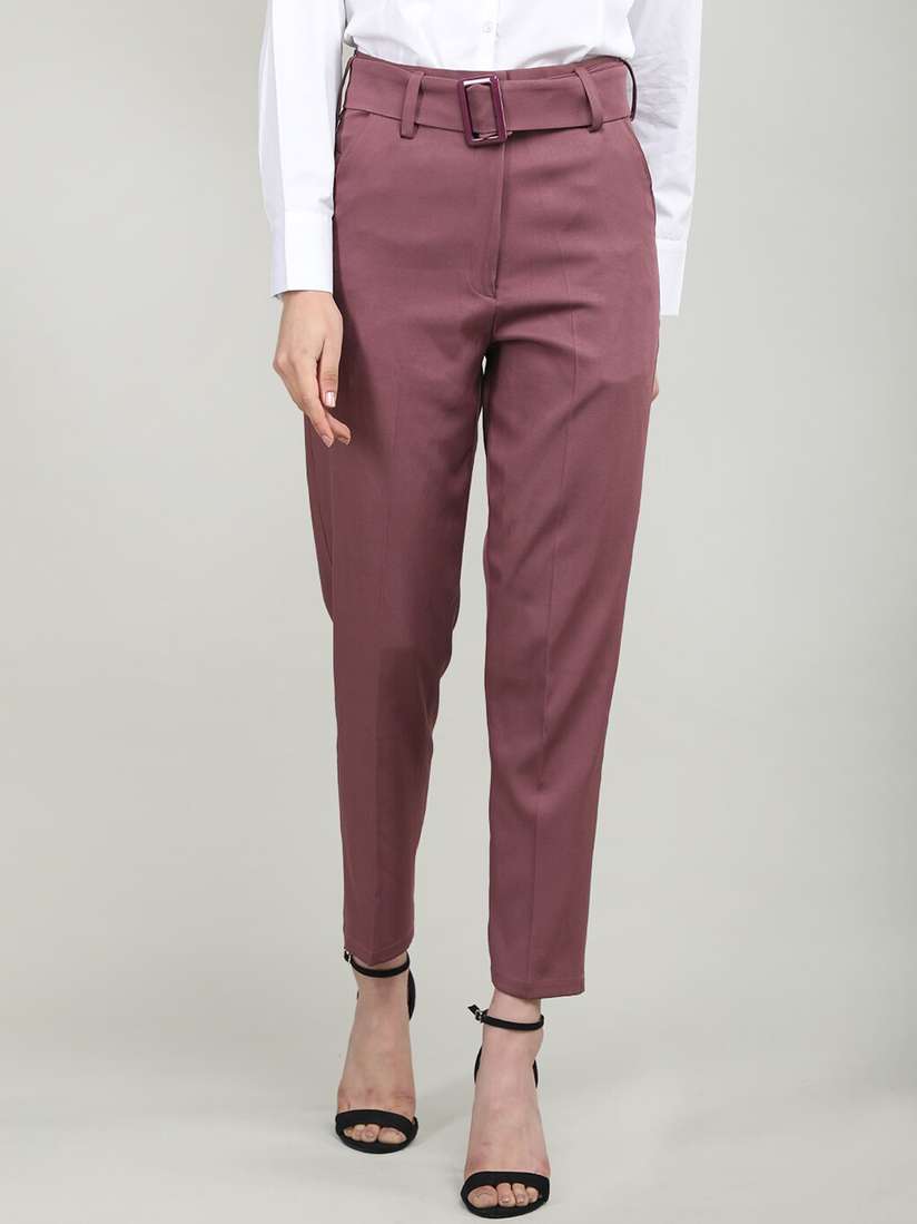 Buy Dlanxa Women Regular Fit Formal Trouser Trousers for Women