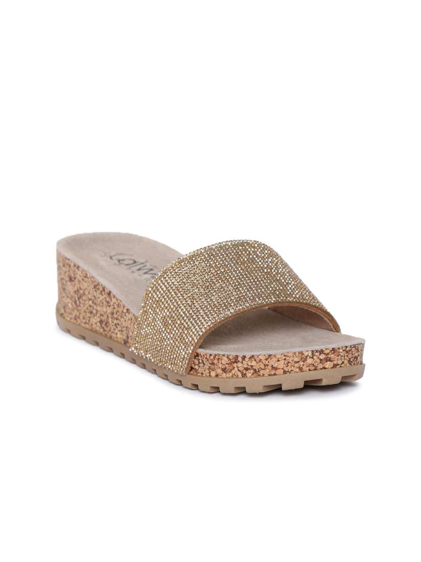 Buy Catwalk Women Bronze Toned Wedges Heels for Women 2166167 Myntra