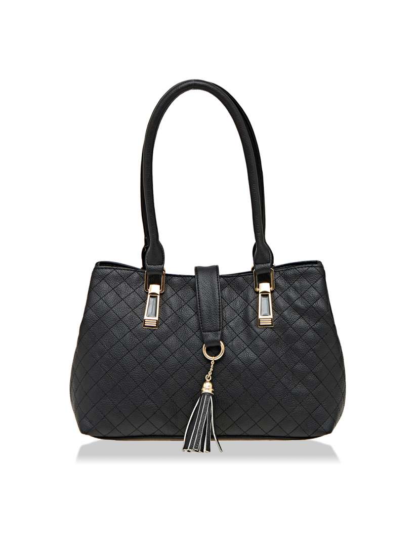 Buy ESBEDA Black Textured Shoulder Bag Handbags for Women 2166257 Myntra
