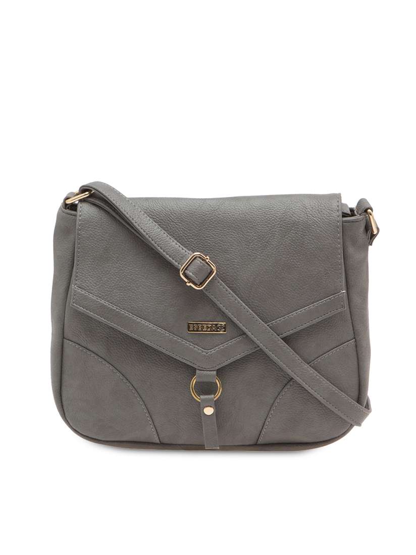 Buy ESBEDA Grey Solid Sling Bag Handbags for Women 2166425 Myntra