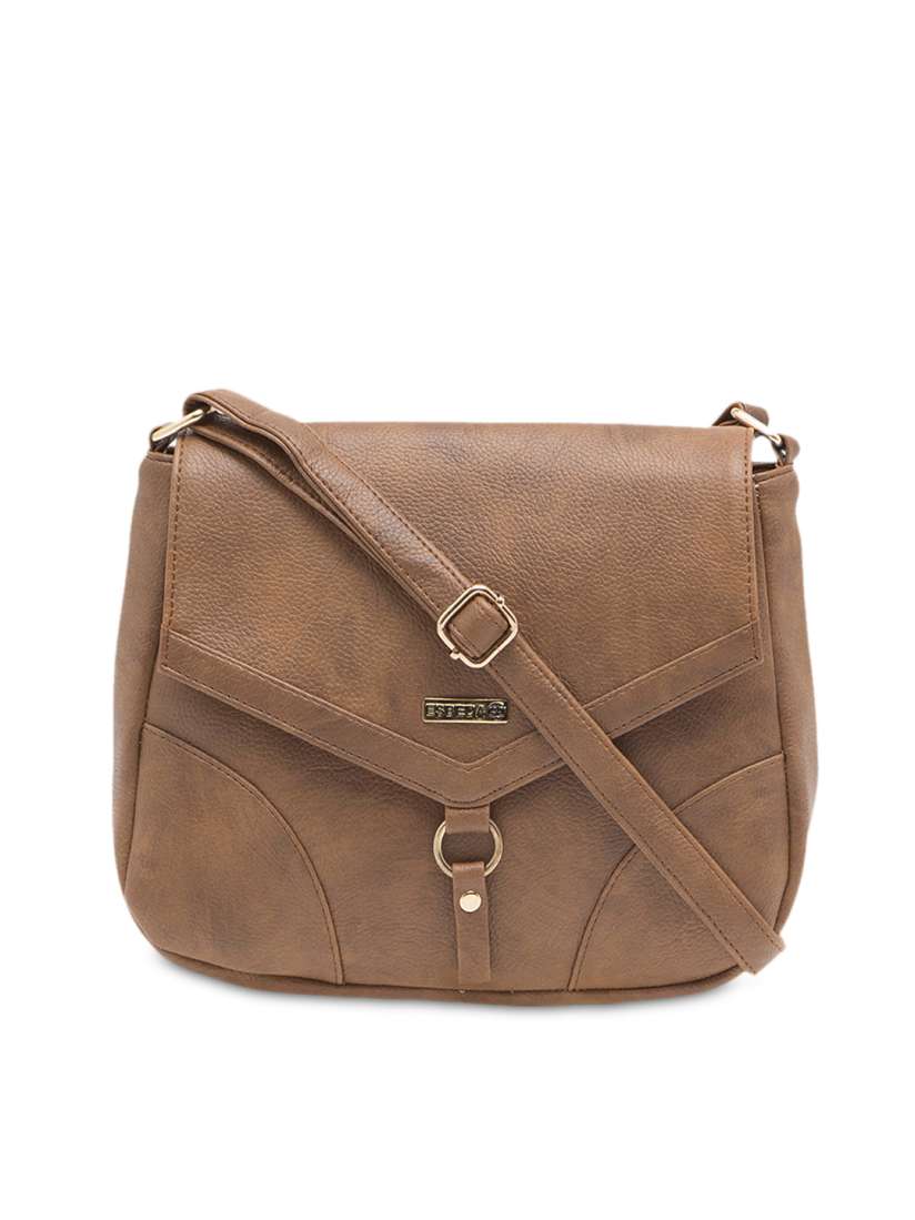 Buy ESBEDA Beige Solid Sling Bag Handbags for Women 2166429 Myntra