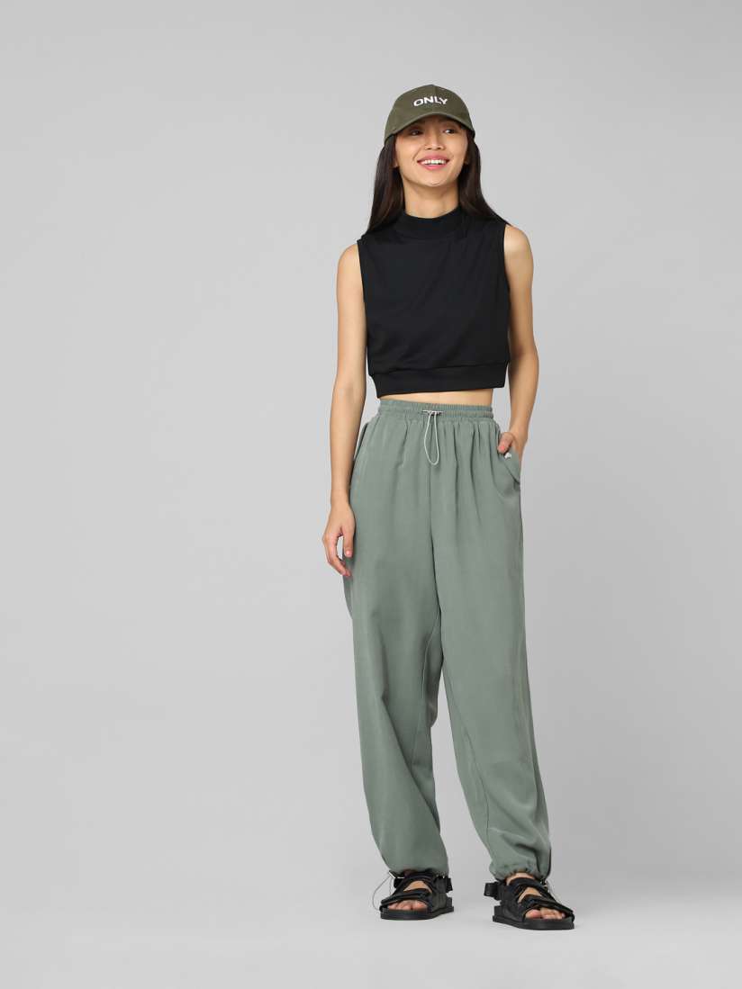 Ladies loose fit joggers deals