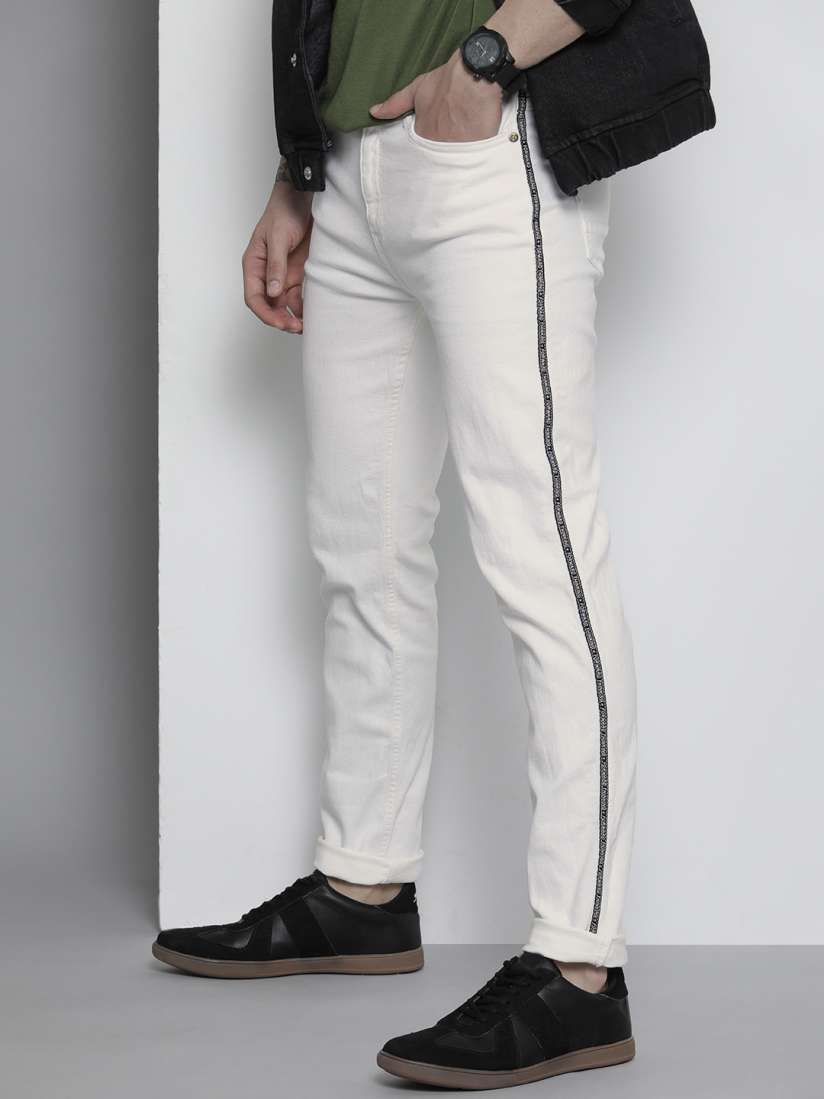Buy The Indian Garage Co Men Slim Fit Side Stripes Jeans Jeans for Men 21668434 Myntra