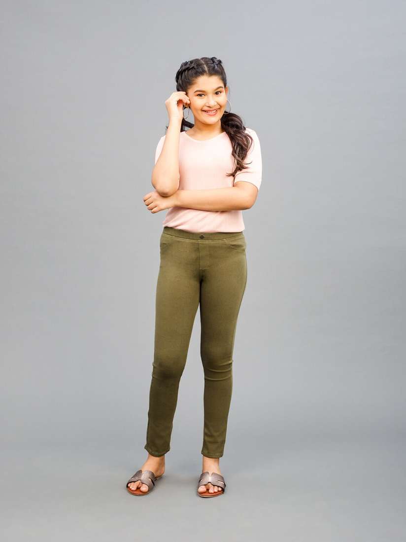 Go colors knitted jeggings discount