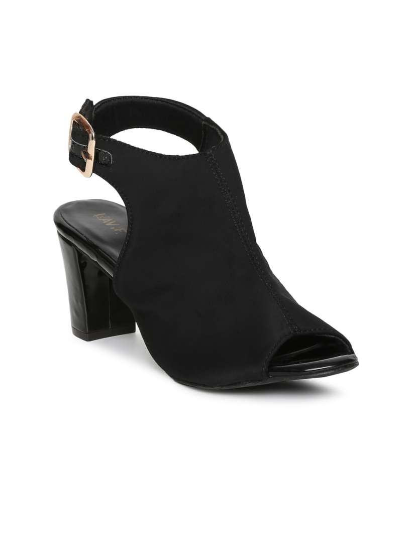 Buy Lavie Women Black Solid Block Heels Heels for Women 2167914 Myntra