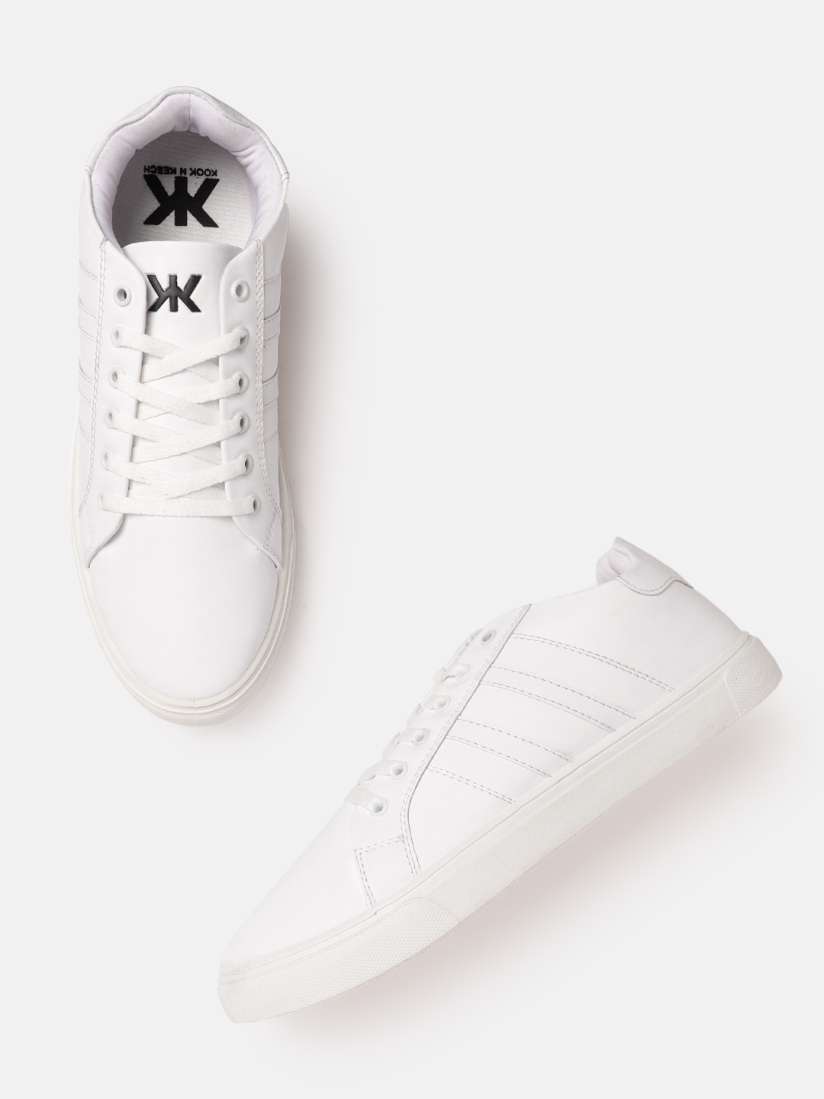 Kook n keech white sneaker shoes discount