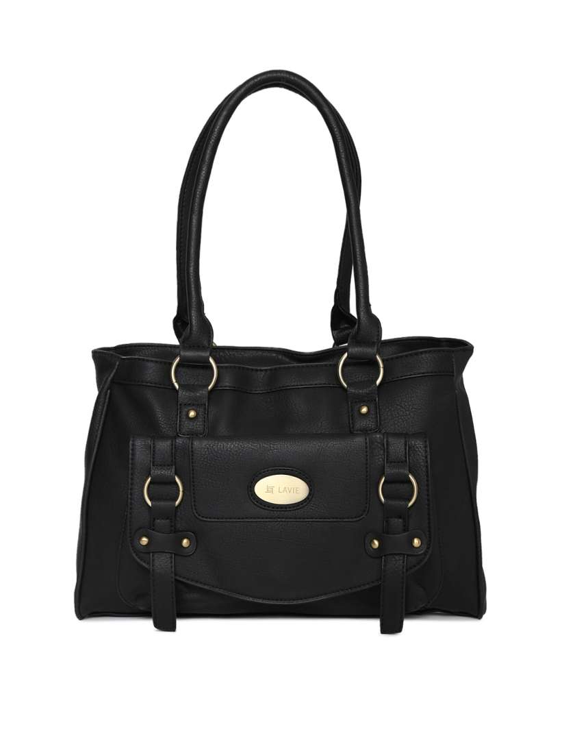 Buy Lavie Black Solid Shoulder Bag Handbags for Women 2168354 Myntra