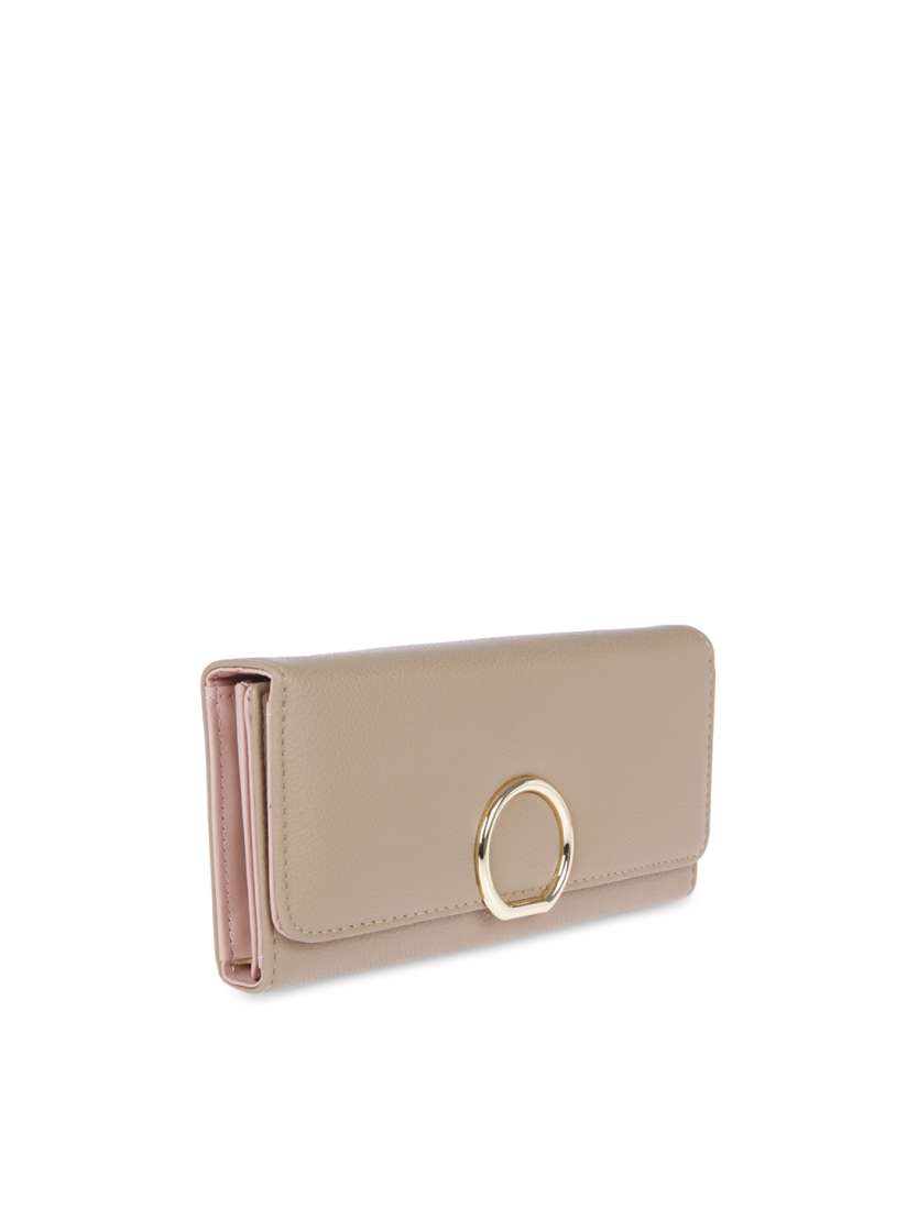 Buy FUR JADEN Women Beige Solid Zip Around Wallet Wallets for Women 2168699 Myntra
