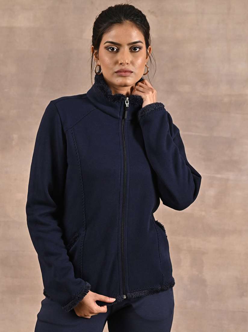 Buy Lakshita Women Mock Collar Long Sleeves Tailored Jacket Jackets for Women 21687170 Myntra