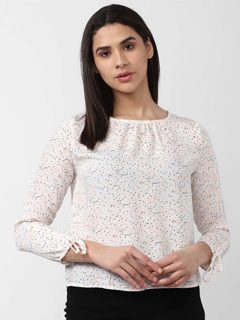 Buy Van Heusen Woman Printed Formal Top Tops for Women 21688278 Myntra