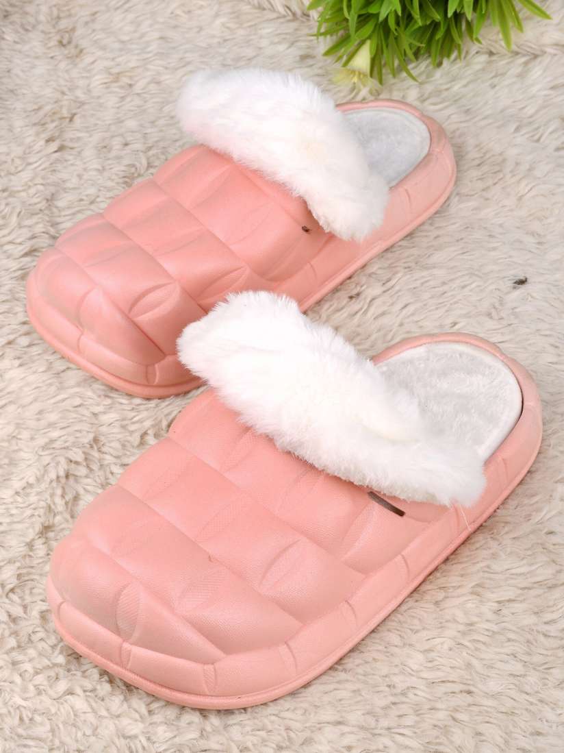 Buy Try Me Women Fur Room Slippers Flip Flops for Women 21694632 Myntra