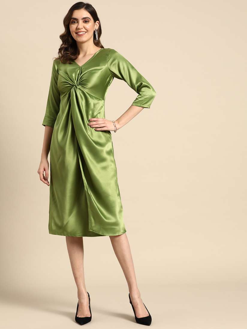 Buy MABISH by Sonal Jain Satin A Line Dress Dresses for Women 21695144 Myntra