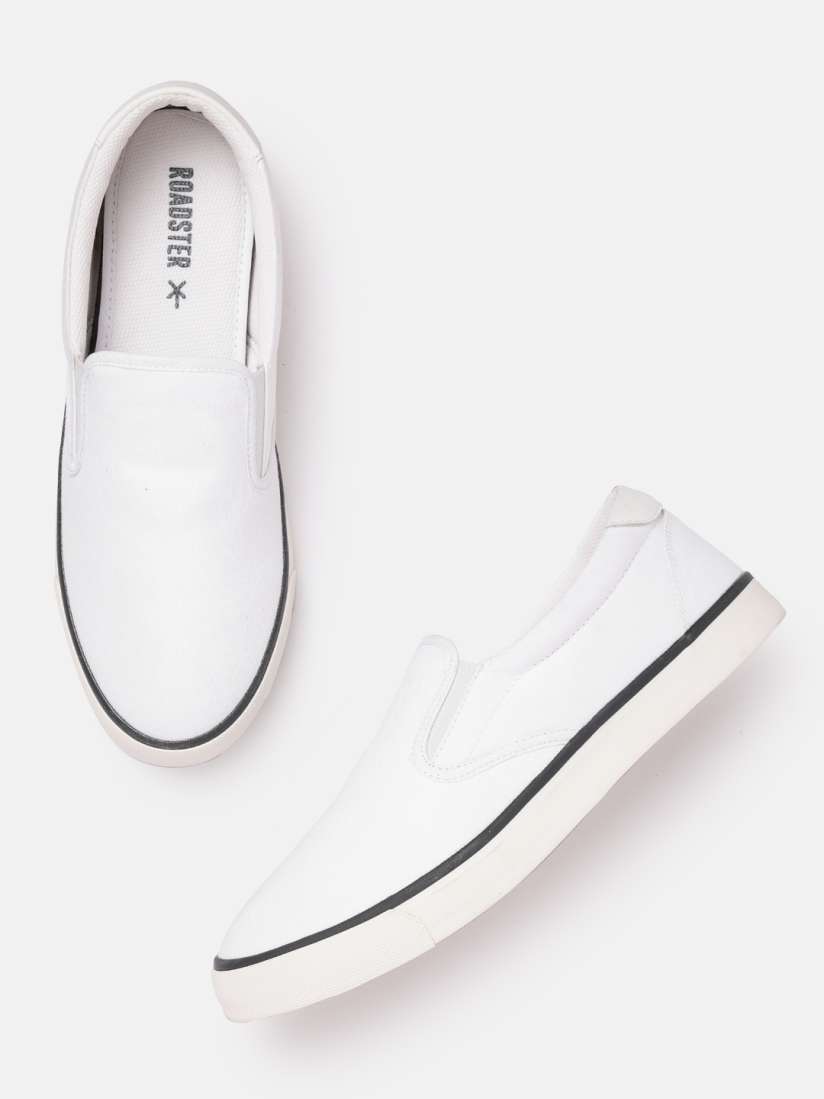 Buy Roadster Men Round Toe Slip On Sneakers Casual Shoes for Men 21700482 Myntra