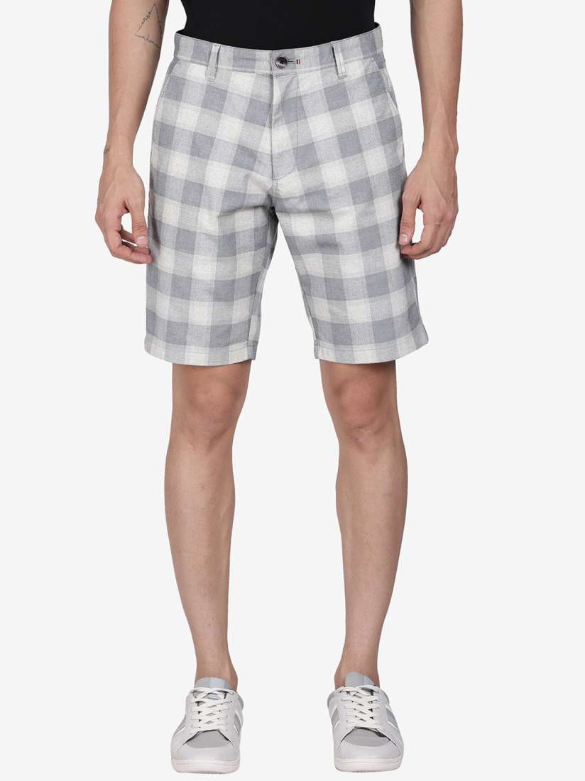 Buy t base Men Cotton Checked Shorts Shorts for Men 21702804 Myntra